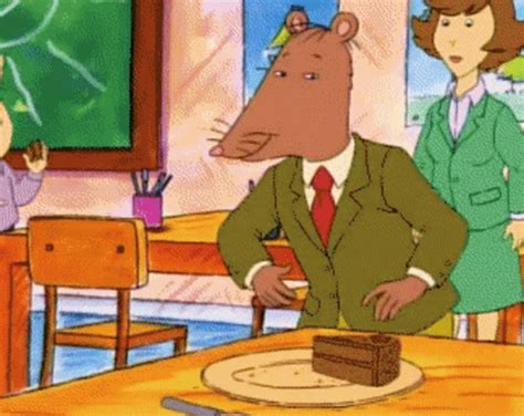 arthur cake reading gif.